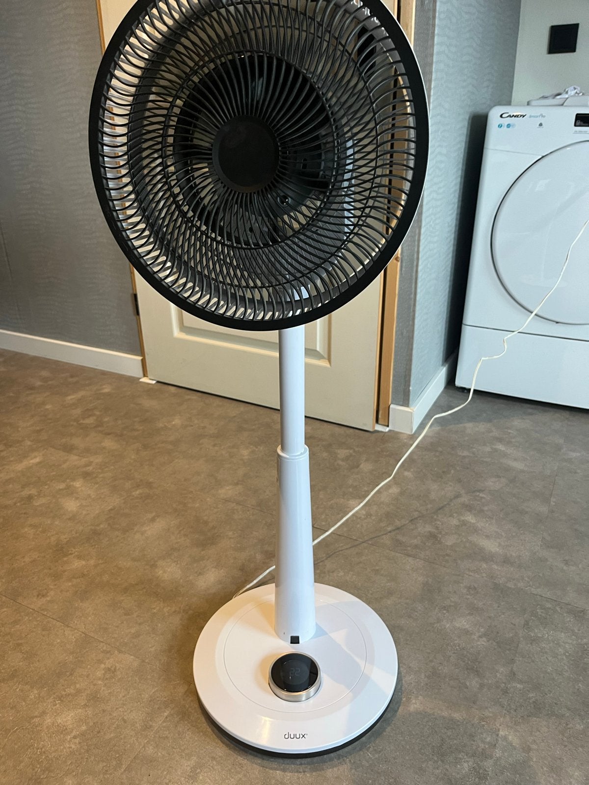 Duux Whisper Flex Smart Ventilator - Wit, Witgoed en Apparatuur, Ventilatoren, Ophalen, Ventilator met afstandsbediening, Zo goed als nieuw