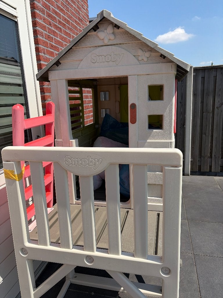 Speel huisje, Ophalen, Plastic