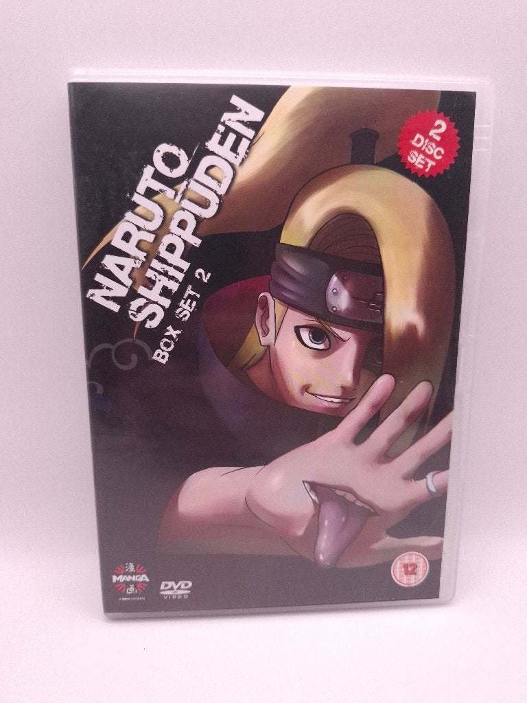 Naruto Shippuden box set 2 dvd, Tekenfilm, Amerikaans, Ophalen of Verzenden, Zo goed als nieuw