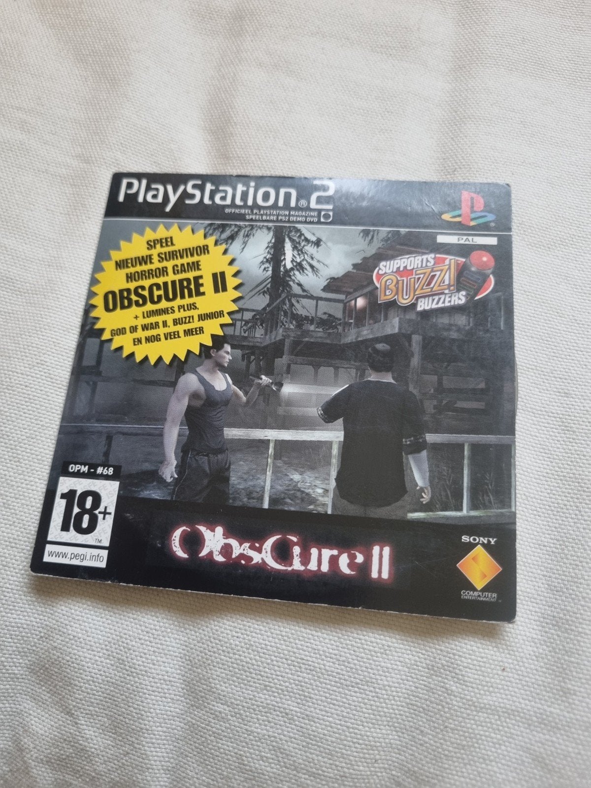 Obscure II PlayStation 2 Horror Game demo zeldzaam, Spelcomputers en Games, Games | Sony PlayStation 2, 1 speler, Ophalen of Verzenden