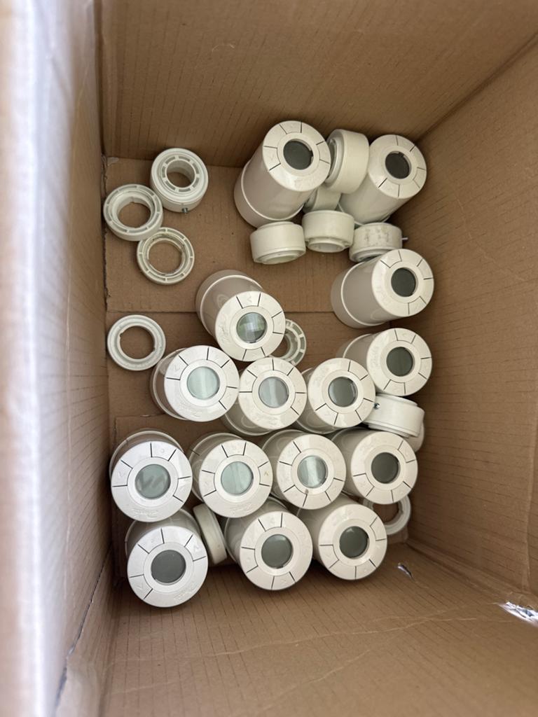 Danfoss thermostaatknoppen - 15 stuks, Ophalen of Verzenden, Gebruikt