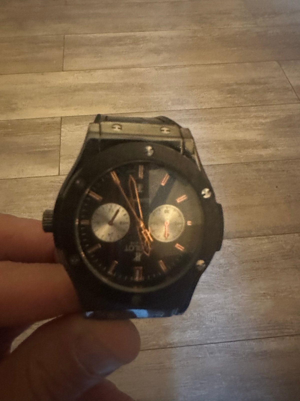 2Hublot horloge - Nieuwe batterij nodig, Overige merken, Overige materialen, Gebruikt, Polshorloge