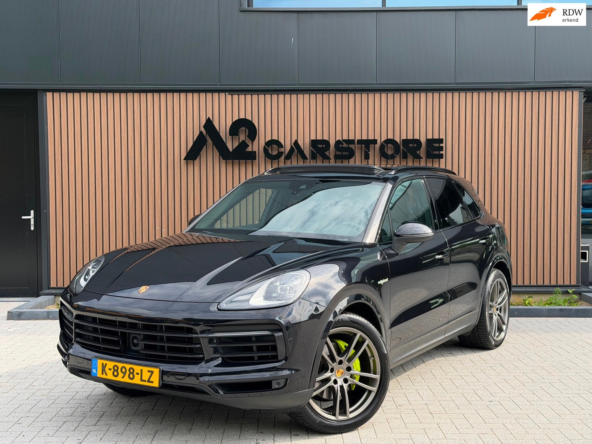Porsche Cayenne 3.0 E-Hybrid PANO BOSÉ ACC 462PK 2020 BTW, Auto's, Automaat, 2995 cc, Zwart, Leder