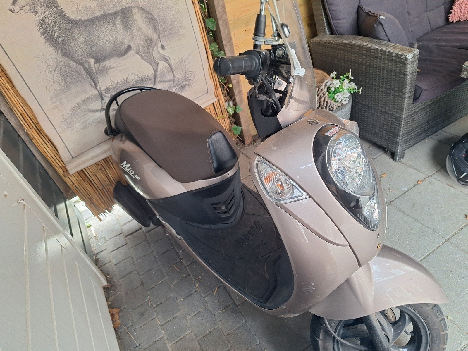 Sym Mio 50 scooter - Goed onderhoudenhouden, Fietsen en Brommers, Scooters | SYM, Gebruikt, Maximaal 45 km/u, Benzine, Ophalen