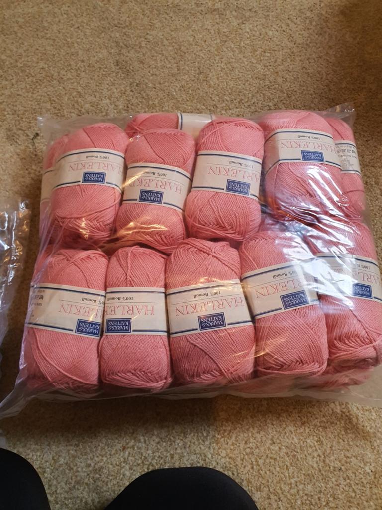 Nieuw 20 bollen Harlekin katoen garen 50g voor naalden 2.5, Ophalen of Verzenden, Nieuw, Breien of Haken, Wol of Garen