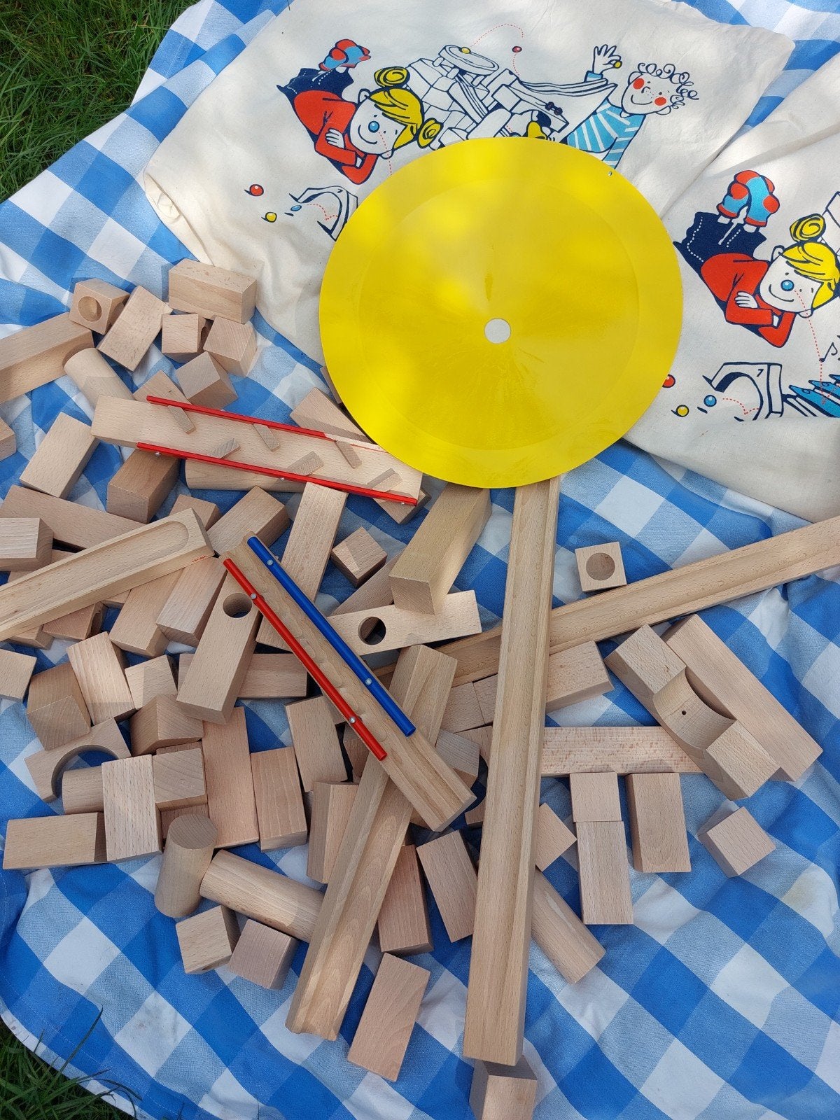 Houten Knikkerbaan Set - HABA, Kinderen en Baby's, Ophalen, Gebruikt, Overige merken