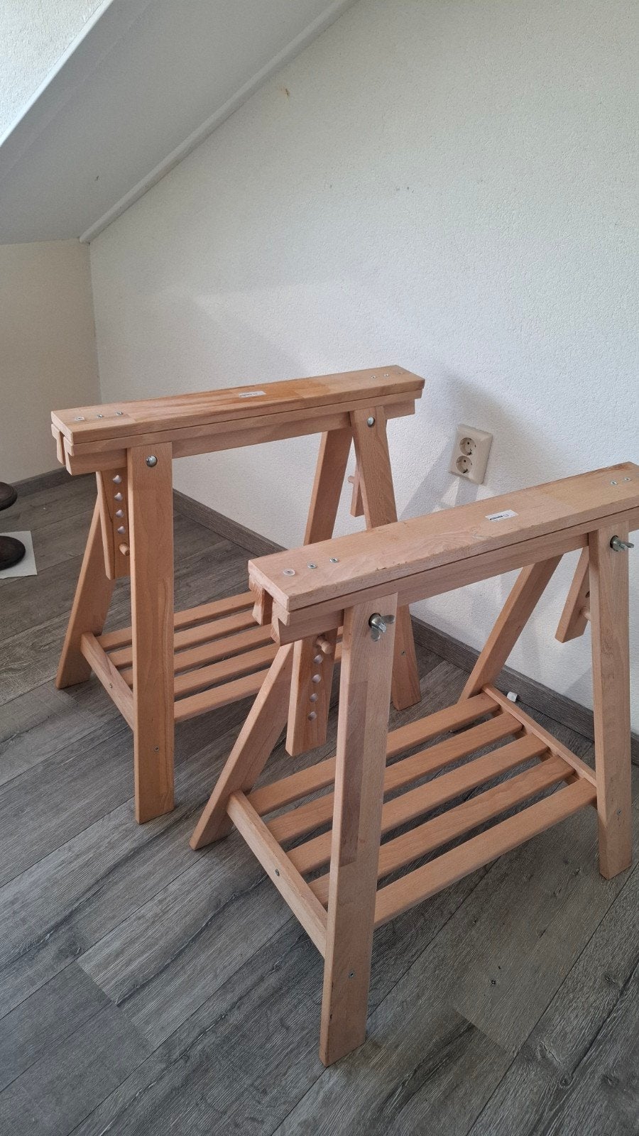 Te koop schragen ikea, Ophalen, Zo goed als nieuw