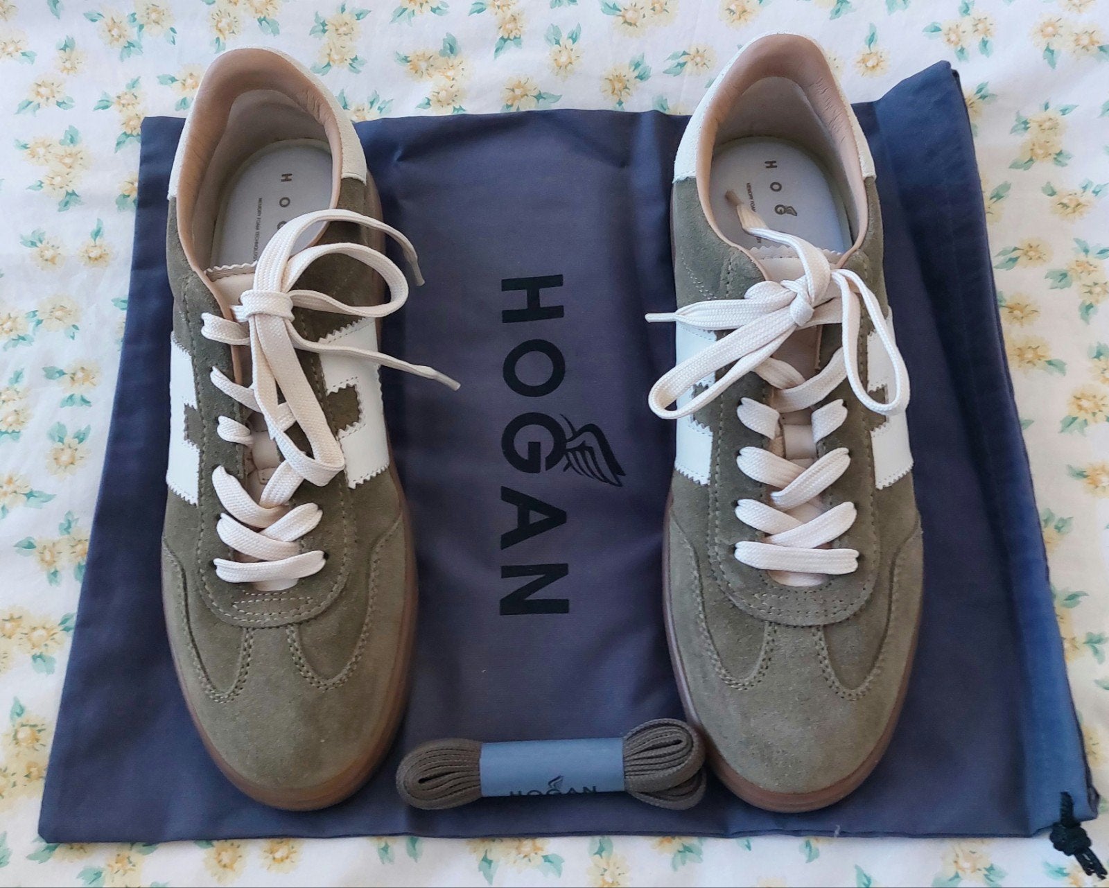 Groene Hogan cool sneakers woman, maat 40,5 - nieuw, Kleding | Dames, Schoenen, Nieuw, Ophalen of Verzenden, Groen, Sneakers of Gympen