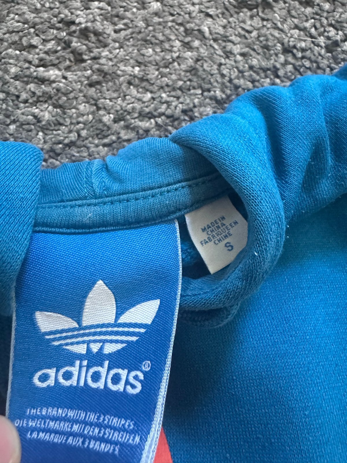 Adidas Hoodie Maat S, Blauw, Ophalen of Verzenden, Lange mouw, Maat 36 (S)