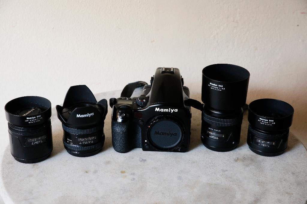 Mamiya 645AFDII + leaf Aptus + lenzen, alles in nieuwstaat, Ophalen, Spiegelreflex, 22 Megapixel, Zo goed als nieuw