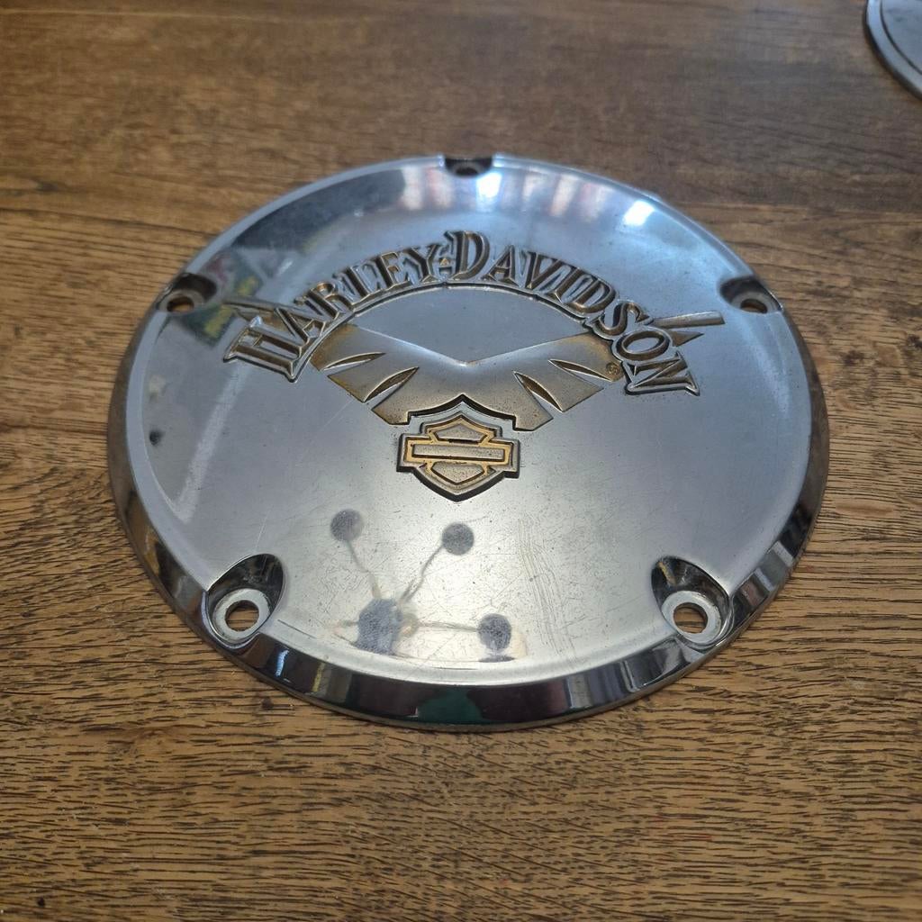Harley-Davidson Derby Cover - Chroom (Gebruikt), Motoren, Ophalen