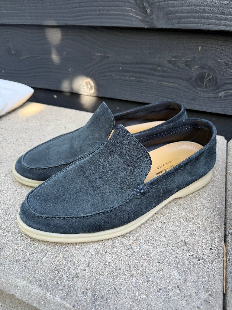 Loro piana summer walk 43, Loafers, Blauw, Ophalen of Verzenden, Zo goed als nieuw