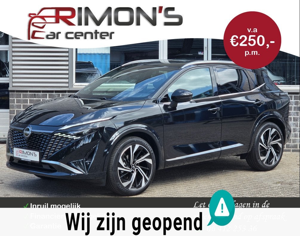 Nissan Qashqai 1.3 MHEV Tekna Plus 360 Camera Pano Incl Btw, Auto's, Nissan, Euro 6, 4 cilinders, Automatische klimaatregeling