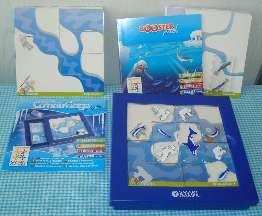SMART GAMES - Camouflage met booster (extra), Ophalen, Zo goed als nieuw, Puzzelen