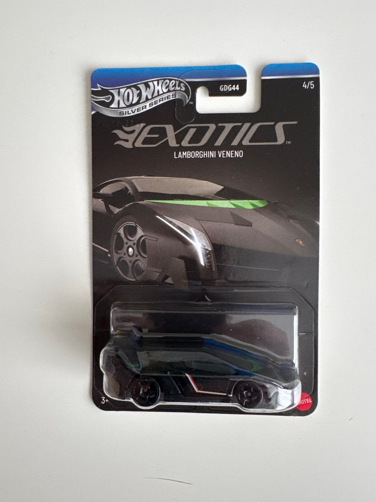Hot Wheels Lamborghini Veneno - Silver Series Exotics, Ophalen, Nieuw, Auto