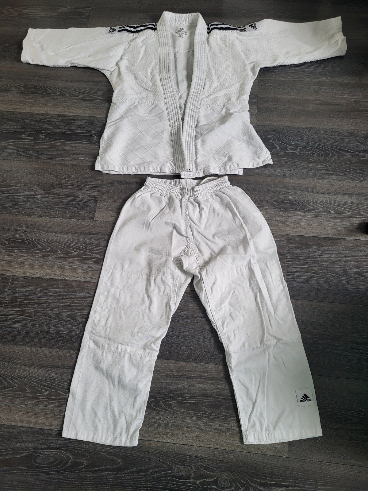 judopak adidas maat 140, Maat XS of kleiner, Ophalen, Gebruikt, Judo
