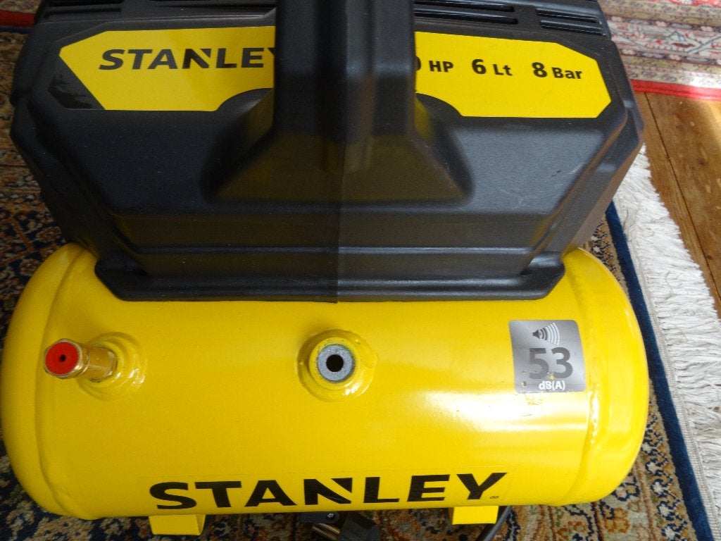 STANLEY Silent compressor, Ophalen, Mobiel, 6 tot 10 bar, Nieuw