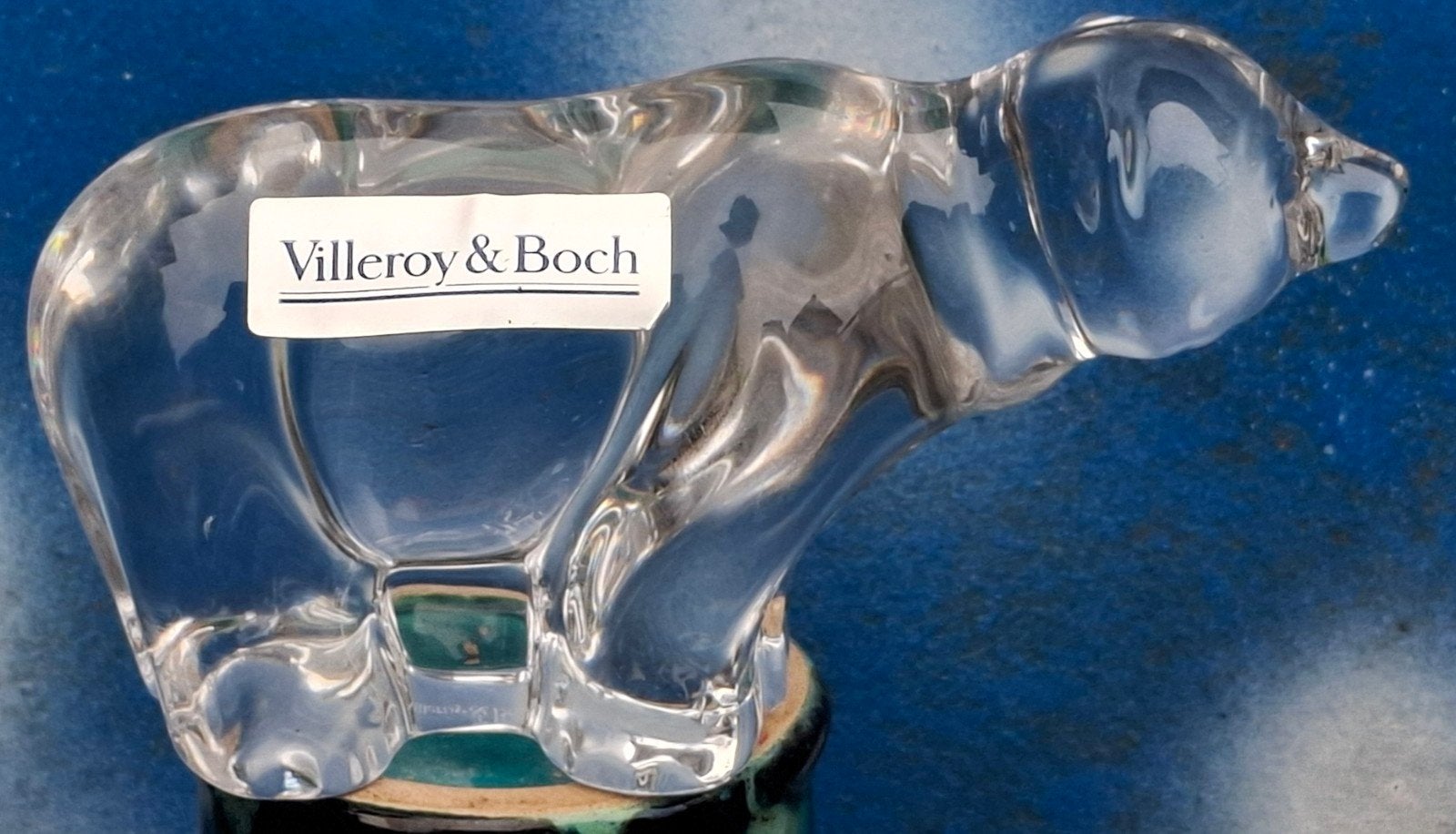 Ijsbeer. Villeroy & Boch. Glas/kristal. 12/6 cm., Antiek en Kunst, Ophalen
