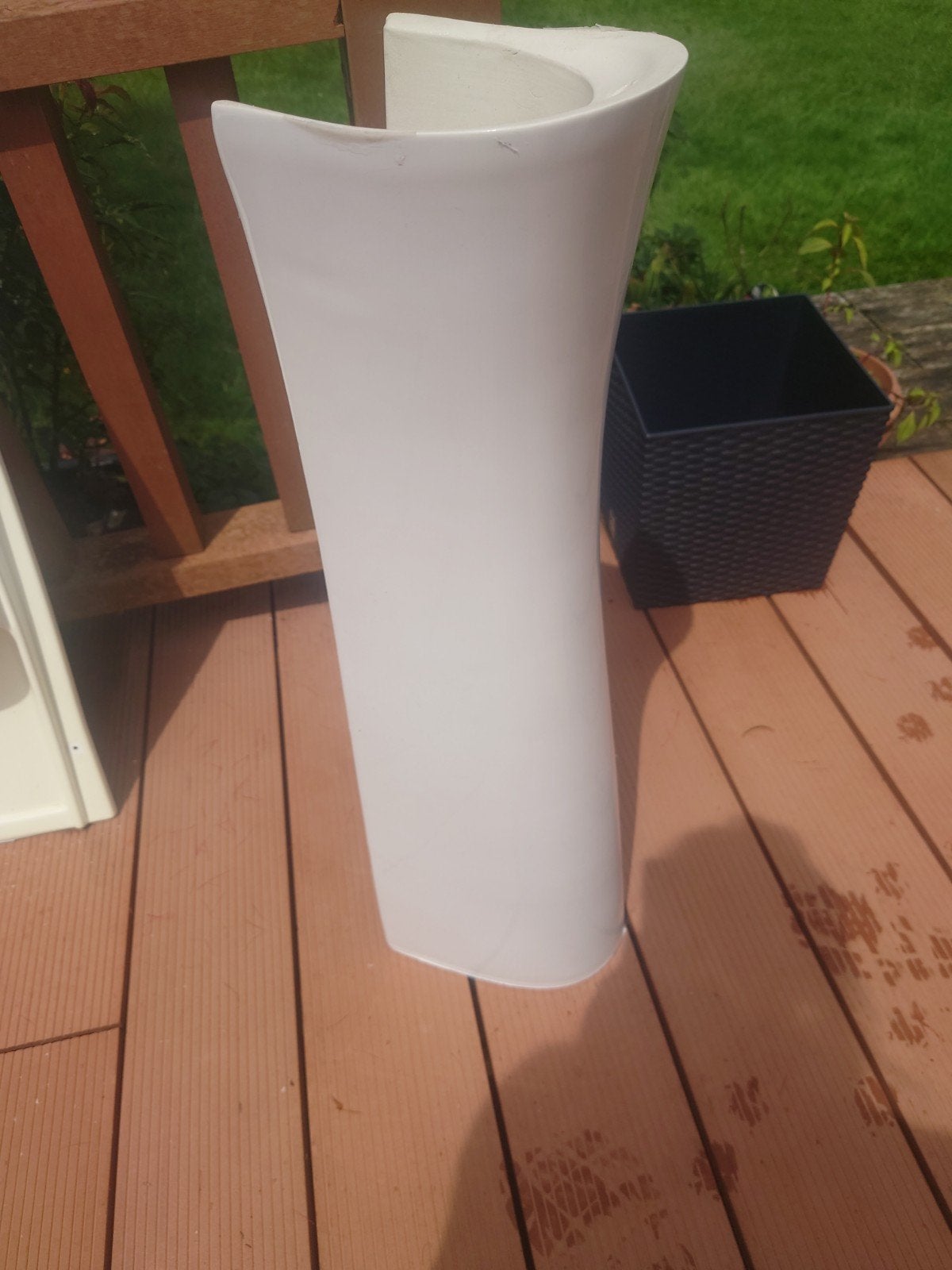 Wastafel sokkel, zuil van keramiek puntgaaf, Ophalen, 50 tot 100 cm, Zo goed als nieuw, Minder dan 100 cm