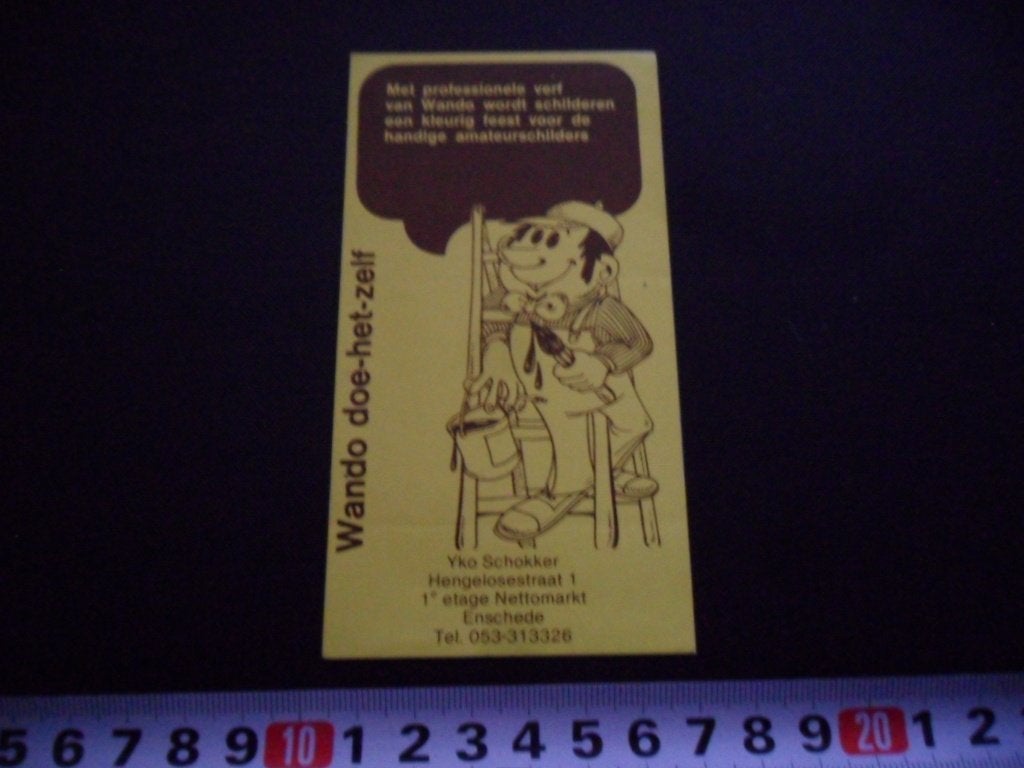 sticker Enschede YKO SCHOKKER Wando doe het zelf, Verzamelen, Ophalen of Verzenden, Zo goed als nieuw