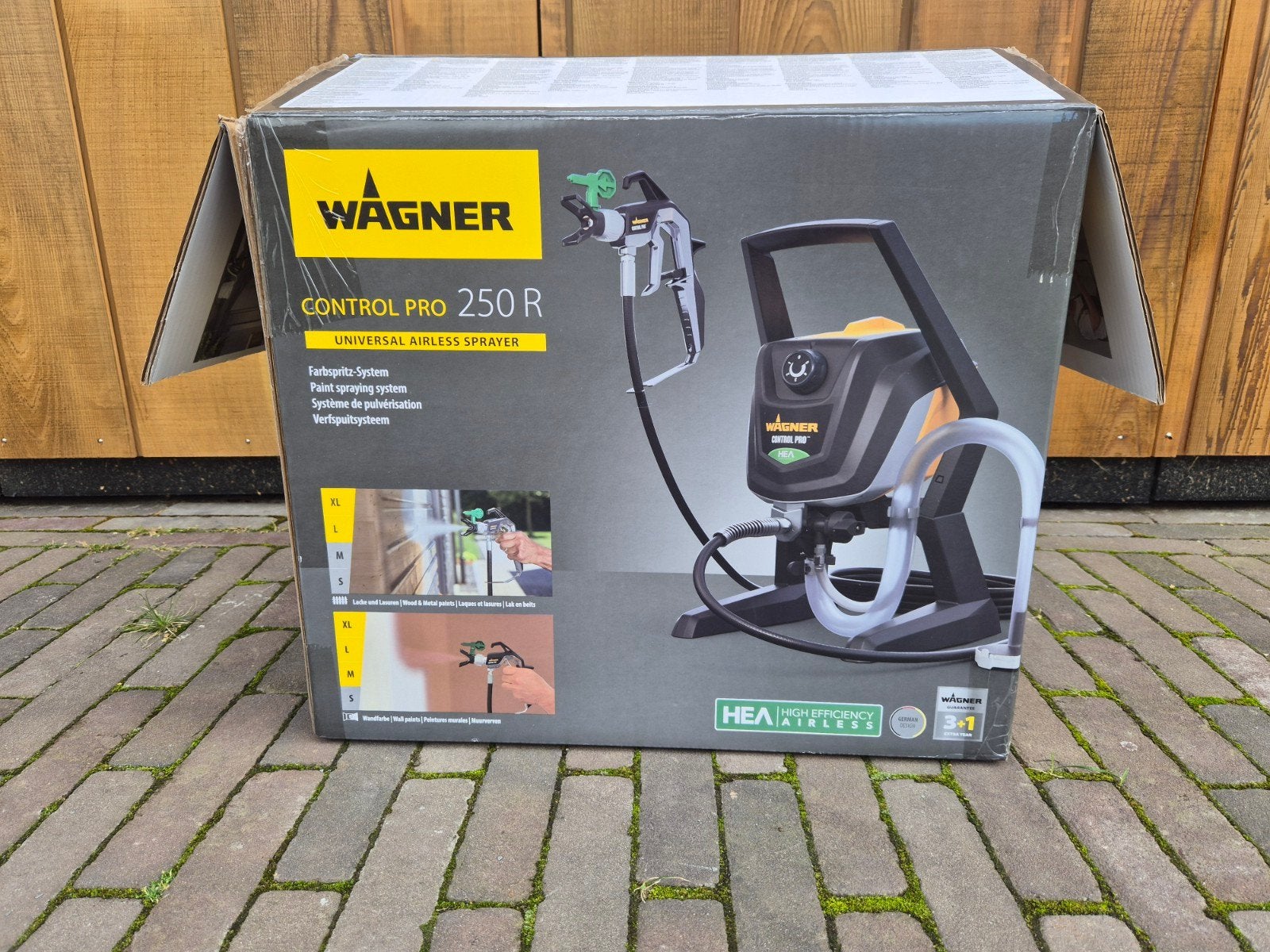 Wagner Control Pro 250 R verfspuit - Zo goed als nieuw, Ophalen, Zo goed als nieuw, Verfspuit of Verfpomp