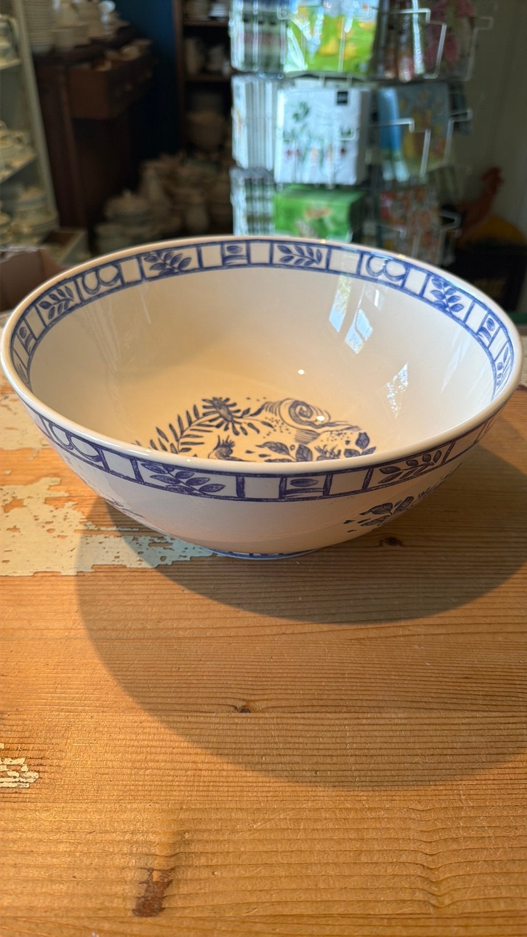Gien OISEAU BLEU Saladeschaal