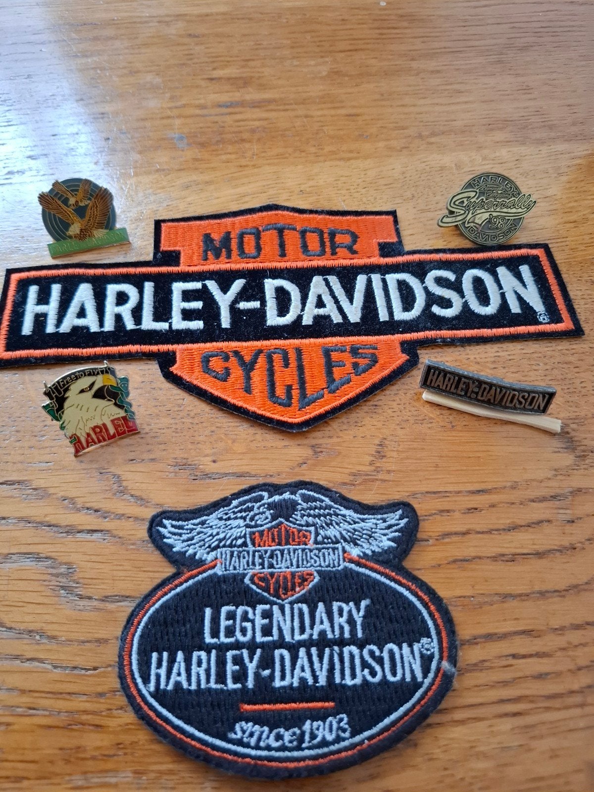 Harley-Davidson Emblemen en Pins - Diverse Modellen, Motoren, Accessoires | Stickers, Ophalen of Verzenden