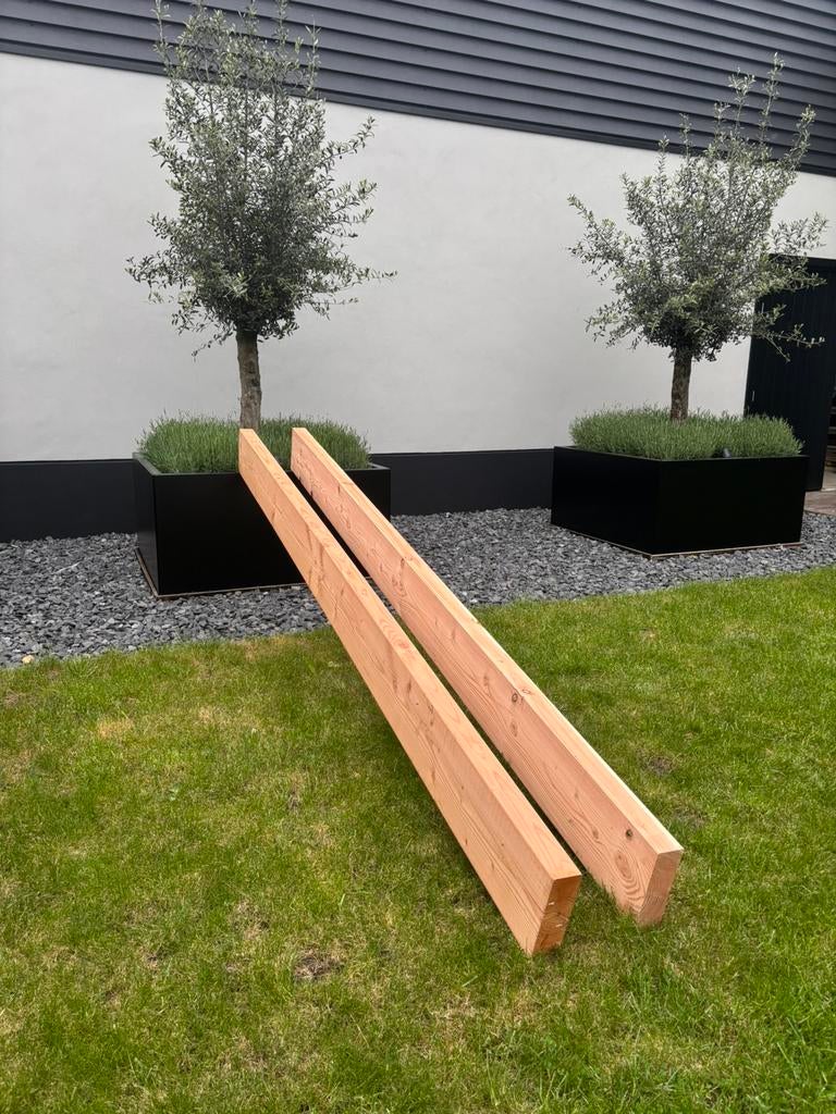 Mooie Douglas gordingen - balken blank geschaafd, Tuin en Terras, Palen, Balken en Planken, Ophalen, Nieuw, 250 cm of meer, Balken