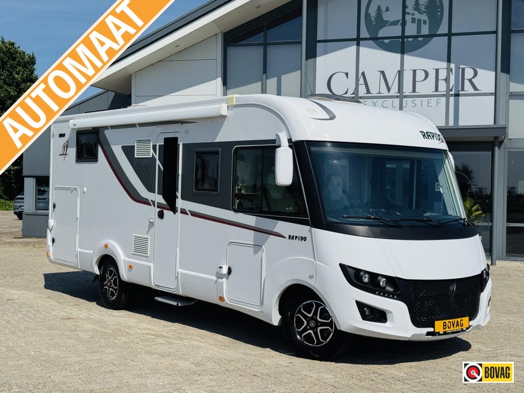 Rapido I 886 F Automaat Queensbed Hefbed 2024, Ringverwarming, Fiat, Luifel, Bedrijf