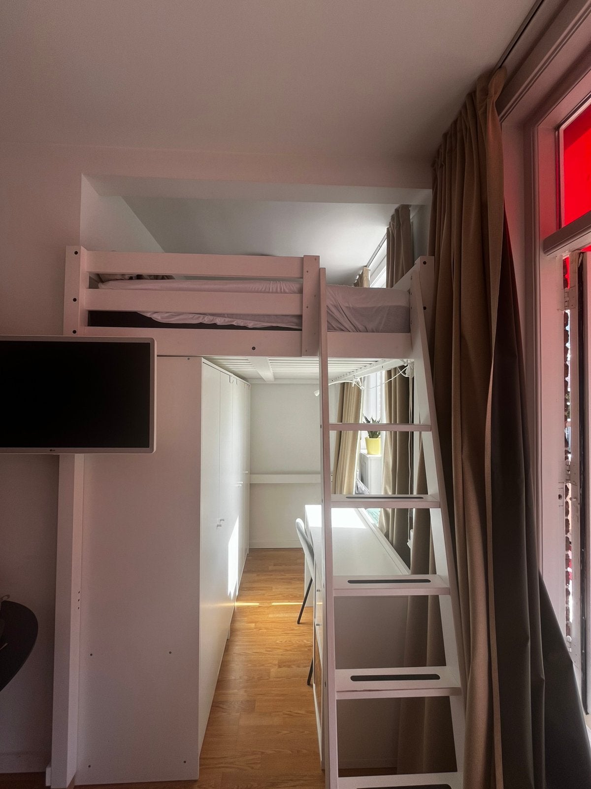 Ikea hoogslaper STORA, Ophalen, Hoogslaper, Tweepersoons, 140 cm