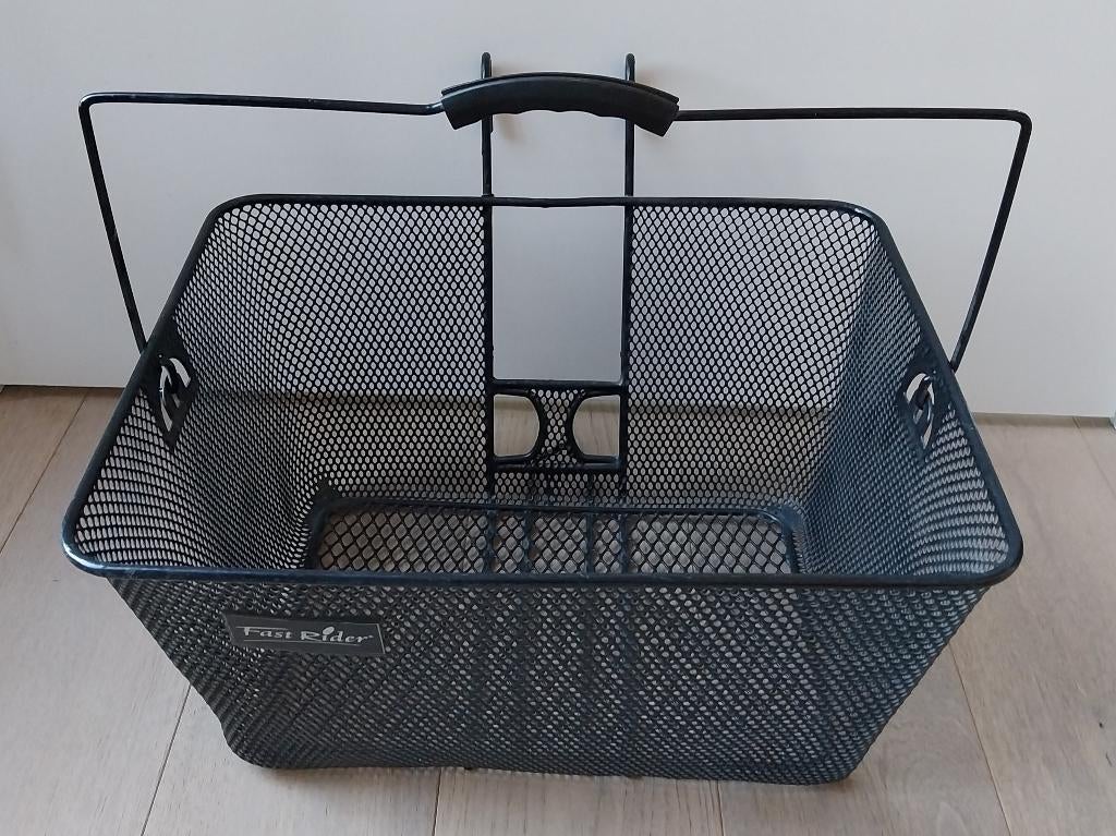 Fietsmand Fast Rider - Stuurmand metaal 28L  - Afneembaar, Gebruikt, FastRider, Stuurbevestiging, Ophalen of Verzenden
