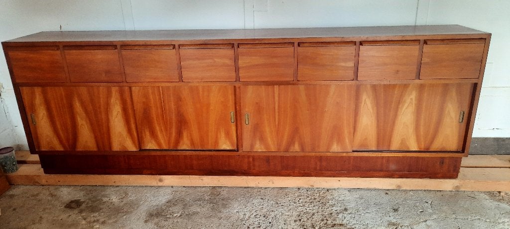 mooie oude vintage toonbank dressior kast uit oude bakkerij, Huis en Inrichting, Ophalen, Retro / vintage, Gebruikt, Met deur(en)