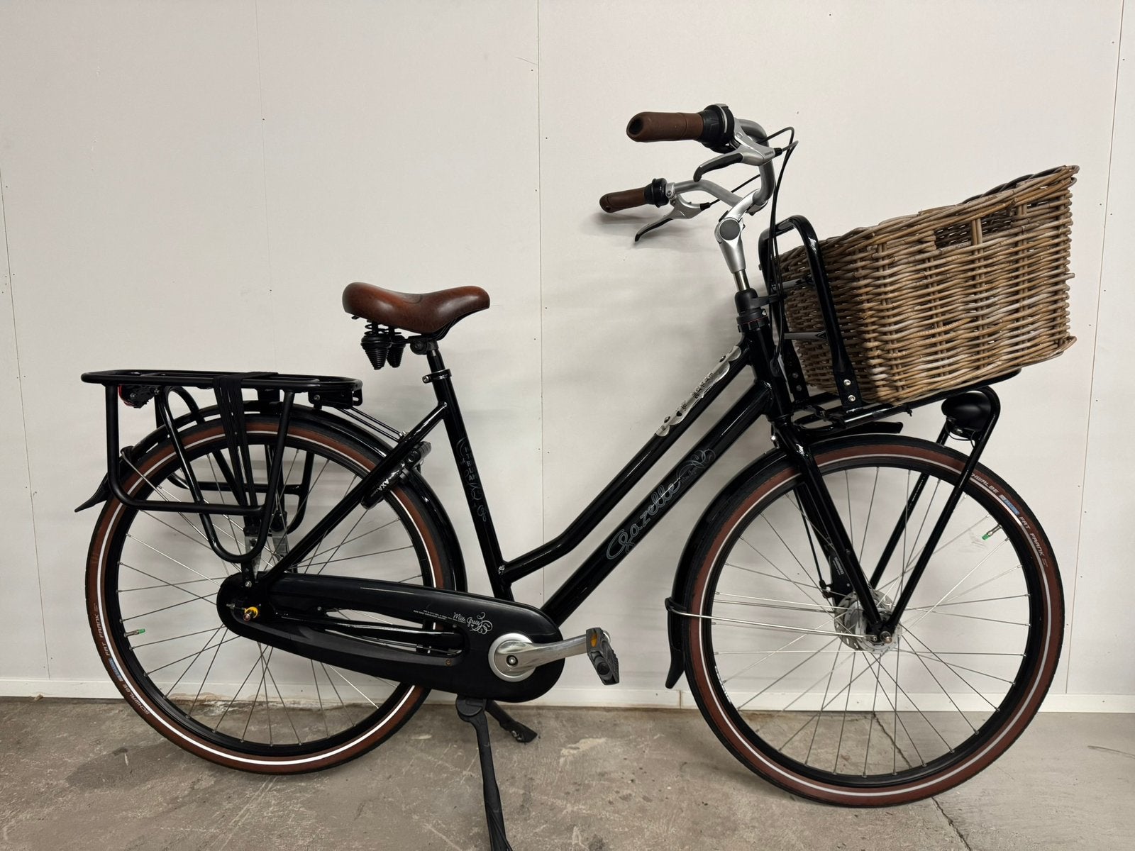 Nette Gazelle miss Grace  transport fiets 28 inch, Versnellingen, Zo goed als nieuw, Trommelrem, Ophalen