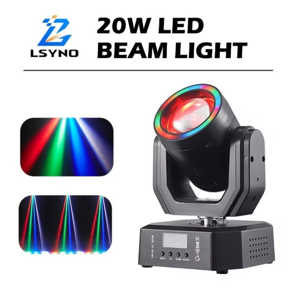 Movinghead lichteffect met 4 RGBW leds en rgb led ring, Muziek en Instrumenten, Licht en Laser, Ophalen, Nieuw, Licht, Geluidgestuurd