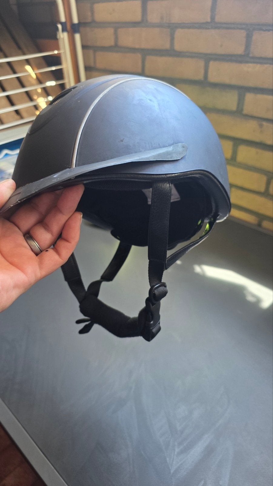 cap zgan, Dieren en Toebehoren, Ophalen, Zo goed als nieuw, Dressuur, Rijhelm/cap