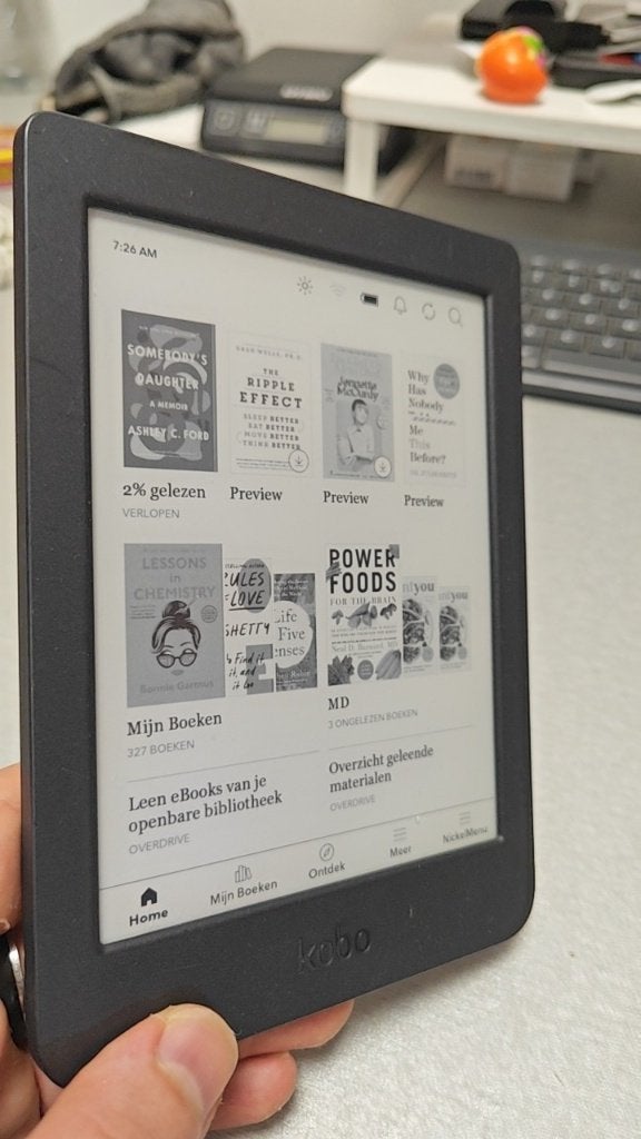 Kobo Nia e-reader (N306) - e-ink scherm, Ophalen of Verzenden, Gebruikt, 6 inch of minder, 8 GB