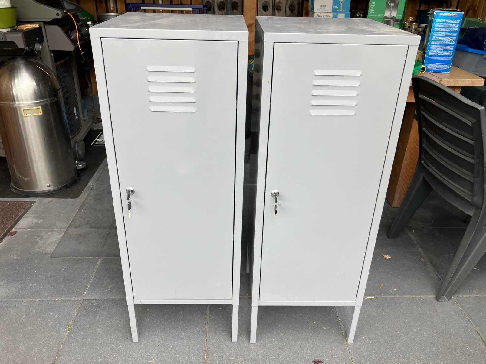 2 lockerkastjes, Huis en Inrichting, Kasten | Lockerkasten, Ophalen, Zo goed als nieuw