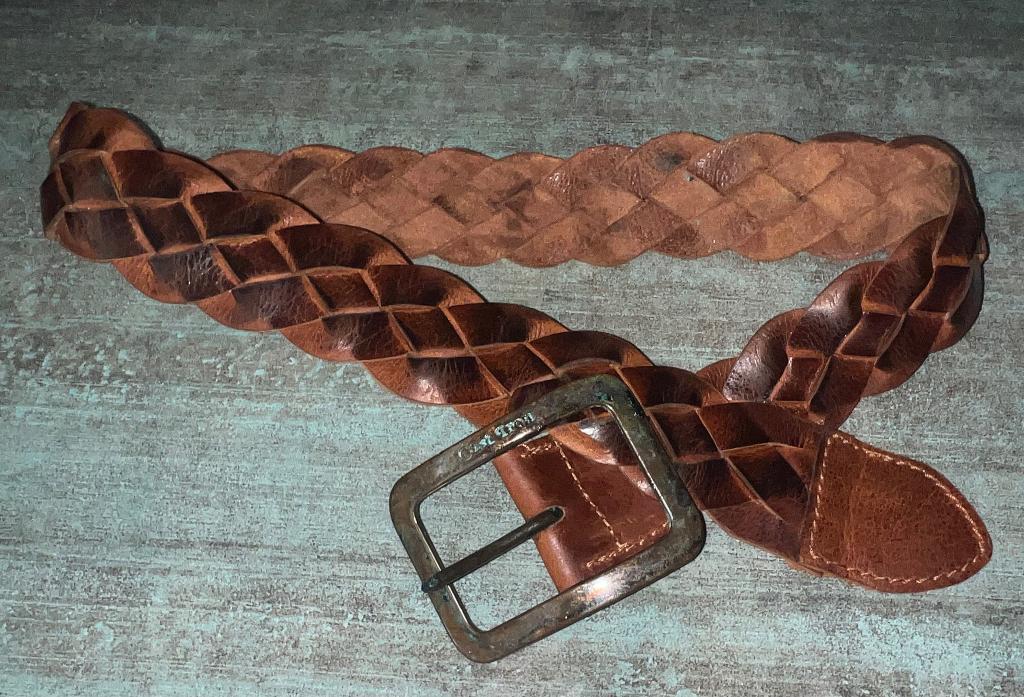 Cast Iron. Leren riem. 85 cm., Bruin, Echt leder, Minder dan 95 cm, Ophalen of Verzenden