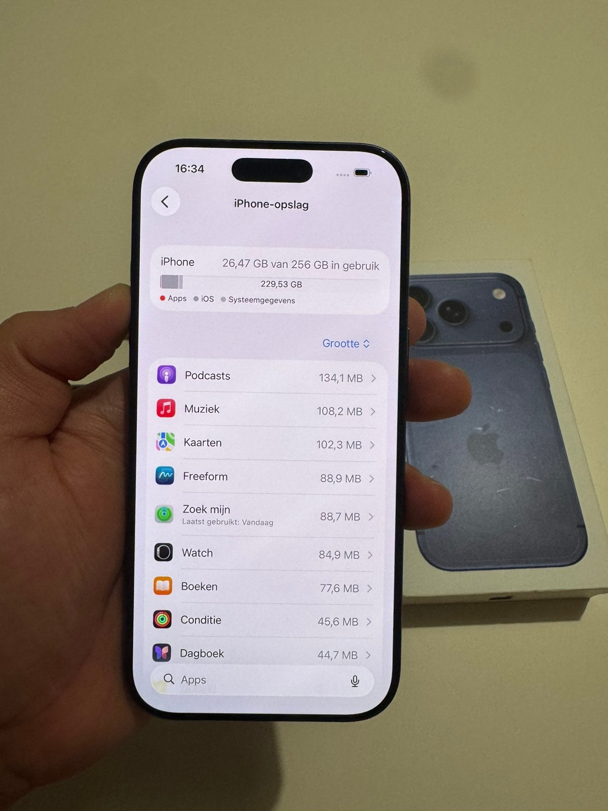 Foto 8 van Nette Iphone 17 Pro 256GB | Doos + Hoesje | 96% Batterij