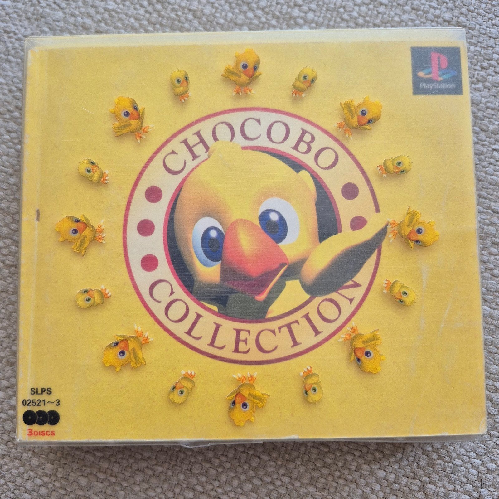 Chocobo Collection PS1 - 10th Anniversary - Japan - 3 Discs, Ophalen of Verzenden, Gebruikt, Zonder controller, Met games