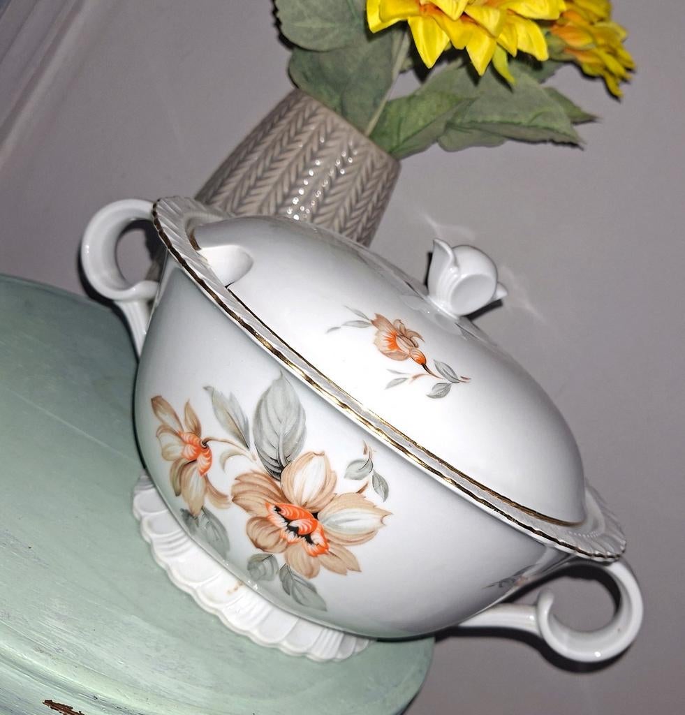 Vintage "Royal Epiag" soepterrines & juskom., Ophalen of Verzenden