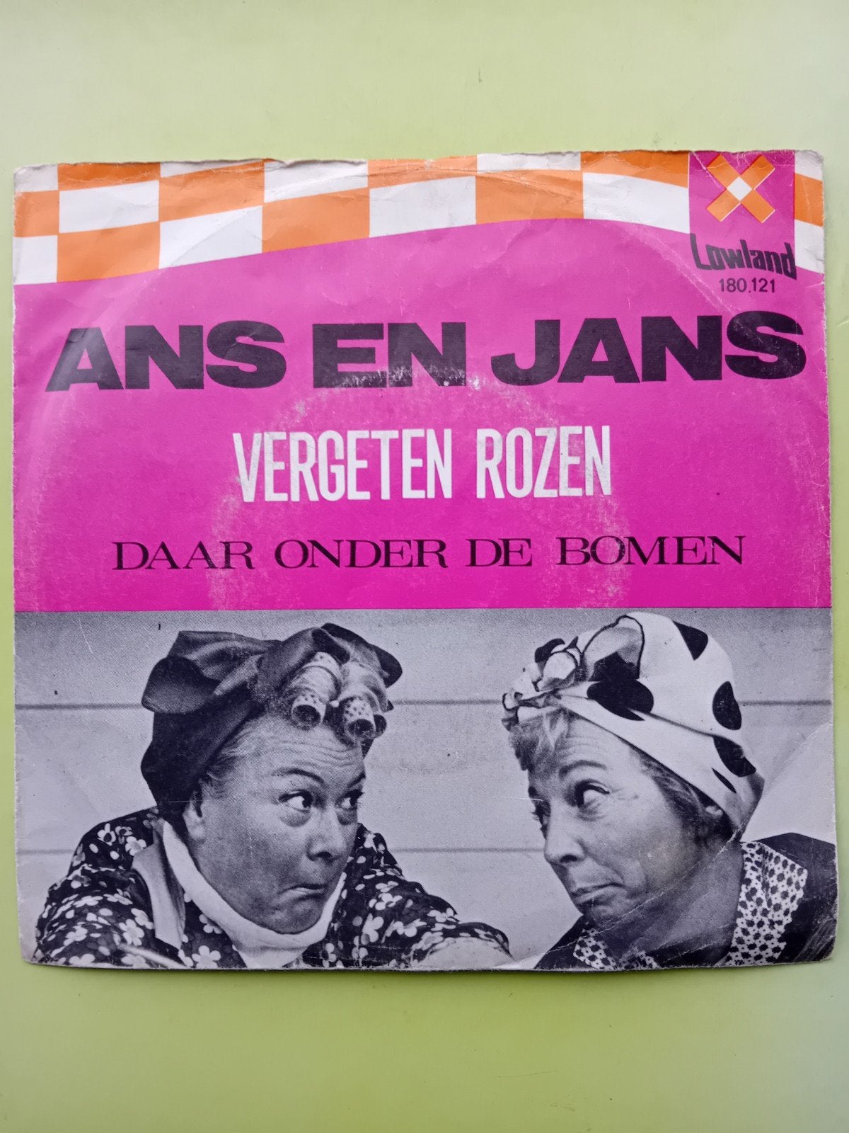 Ans en Jans - Vergeten Rozen / Daar Onder De Bomen (Vinyl), Gebruikt, 7 inch, EP, Nederlandstalig