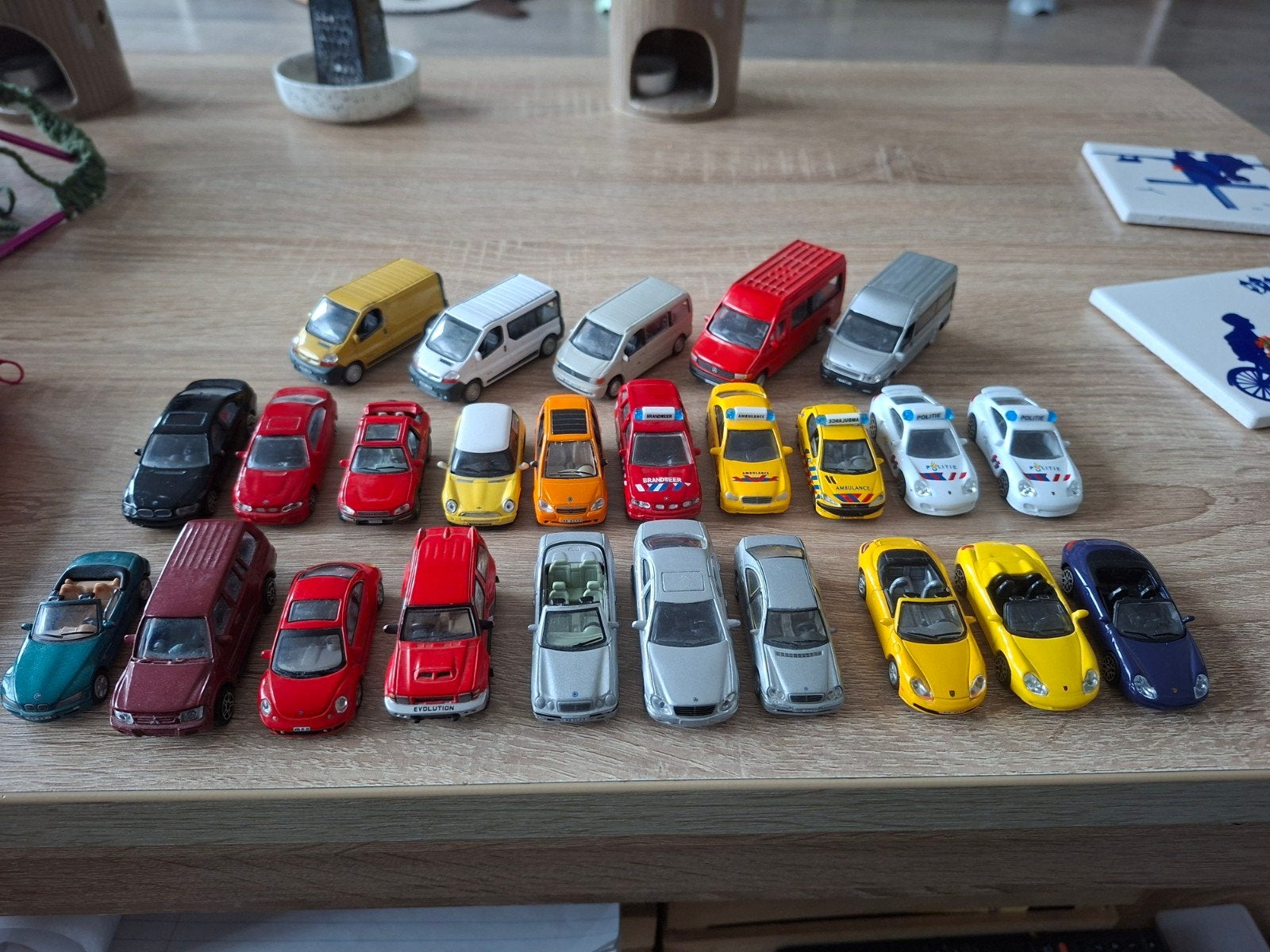 Verzameling auto's oa Mercedes Benz, Porsche en politie, Ophalen of Verzenden, Zo goed als nieuw