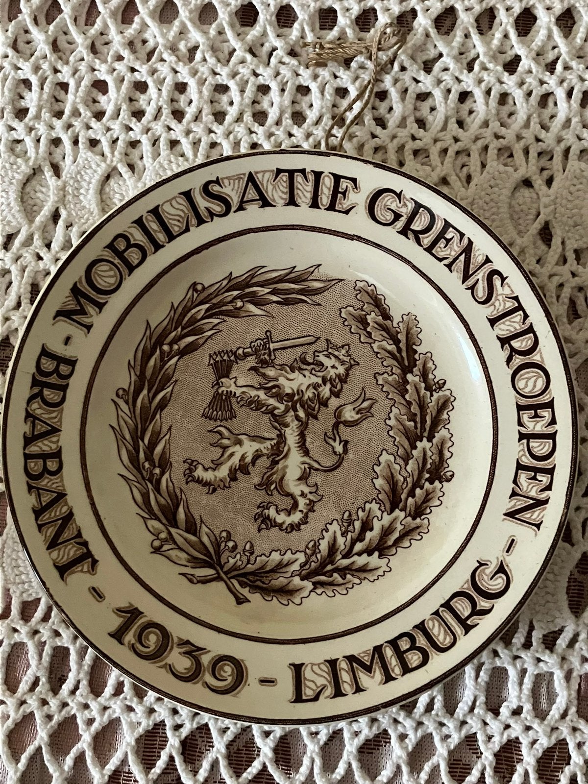2 borden van de mobilisatie. Brabant/Limburg 1939., Verzamelen, Militaria | Tweede Wereldoorlog, Ophalen, Nederland