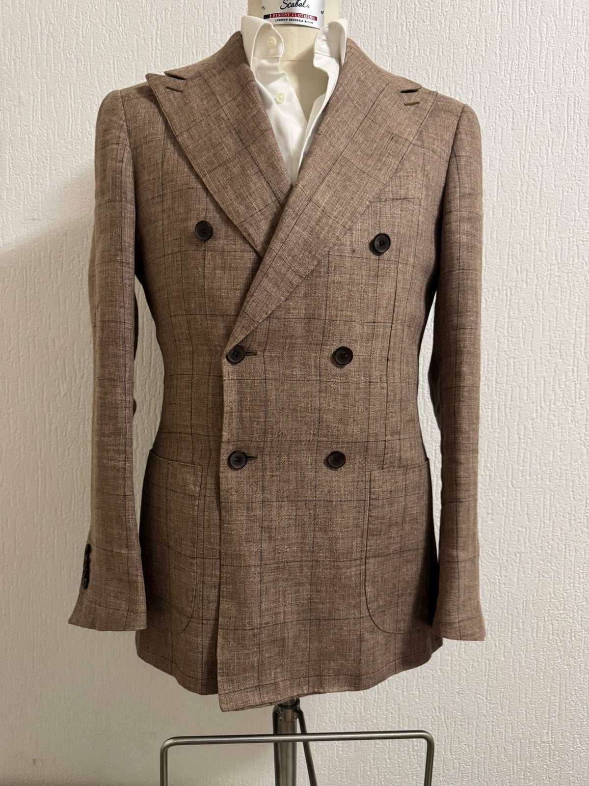 Suitsupply double breasted Jasje, Kleding | Heren, Verzenden, Zo goed als nieuw, Maat 52/54 (L), Overige kleuren