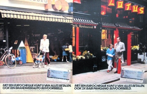 13 vintage advertenties Travelers Cheque Card 69-81 checks, Ophalen of Verzenden, Zo goed als nieuw, Overige typen