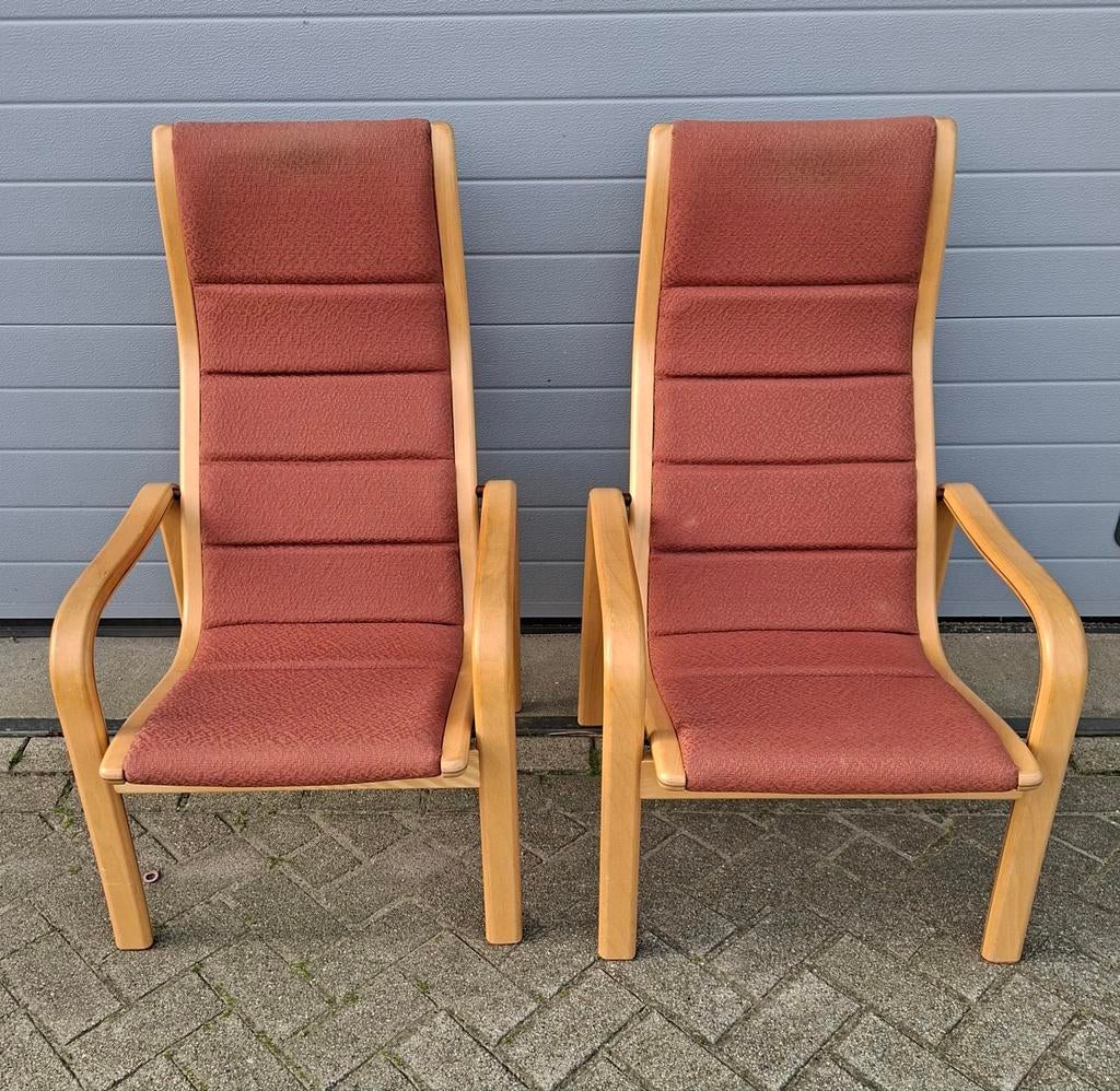 Swedese Yngve Ekström Lamello Beuken
Fauteuils jaren 70, Ophalen, Gebruikt