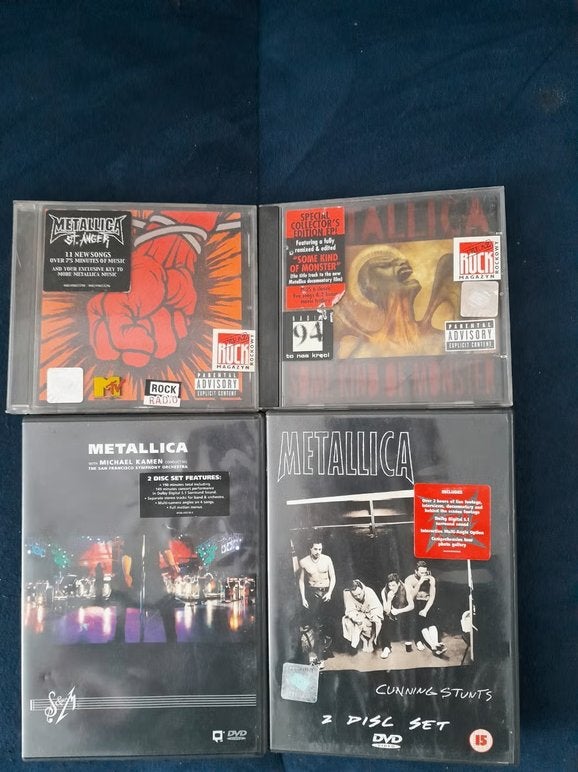Set van 6 Metallica cds, Cd's en Dvd's, Ophalen of Verzenden, Gebruikt