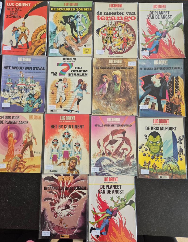 Luc Orient HELMOND uitgaven Eddy Paape, Meerdere comics, Ophalen of Verzenden, Zo goed als nieuw, Europa