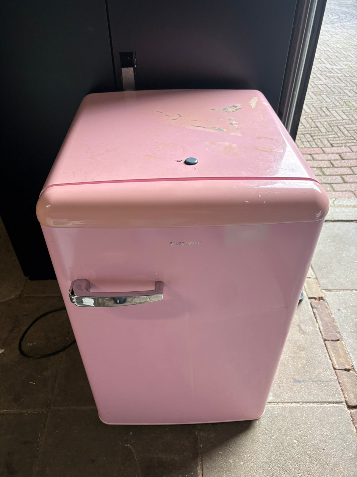 Roze tafelmodel koelkast, Witgoed en Apparatuur, 100 tot 150 liter, Energieklasse A of zuiniger, 45 tot 60 cm, Ophalen